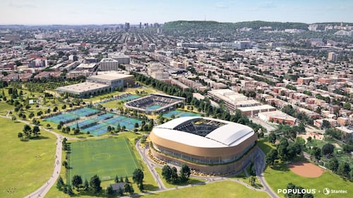 Tennis Canada unveils vision for new stadium but critics say it puts green space at risk