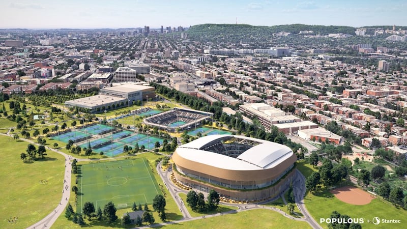 Tennis Canada unveils vision for new stadium but critics say it puts green space at risk