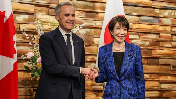 Mark Carney signs new strategic partnership with Japan