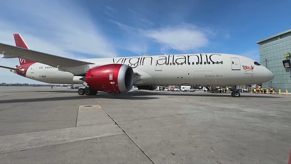 Sir Richard Branson touches down at Pearson to launch return of Virgin Atlantic flights between Toronto and London