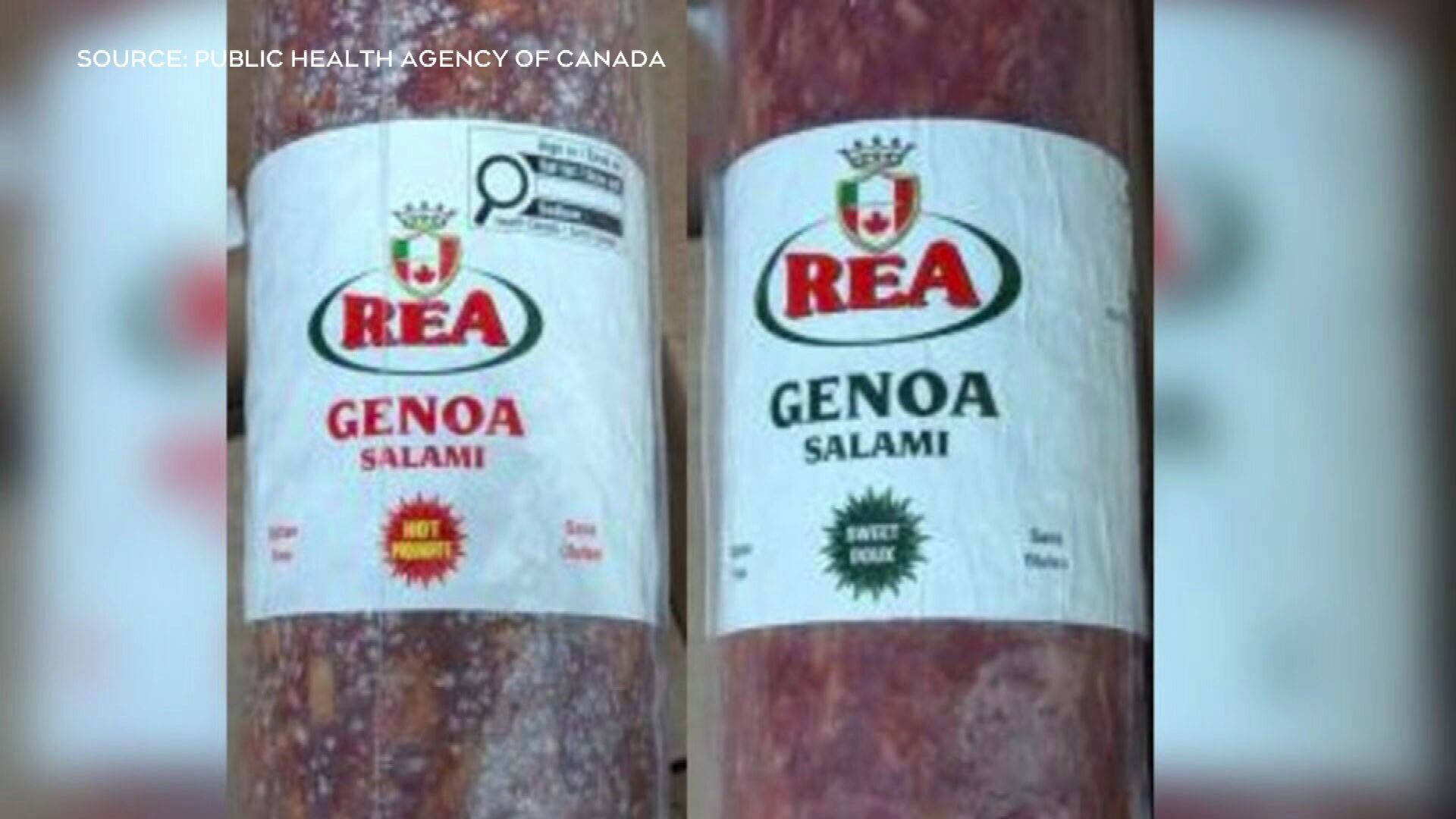 Salami sold in Alberta is being recalled due to a Salmonella outbreak. (Supplied)