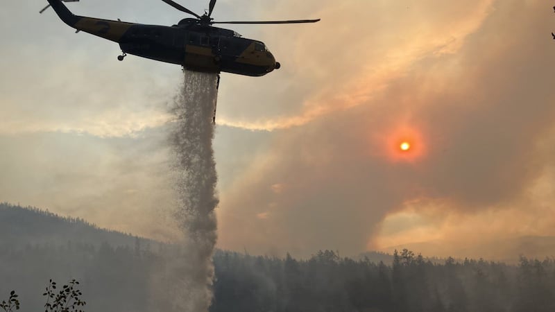 Smoke in B.C. Interior causing poor air quality but helping fire fight