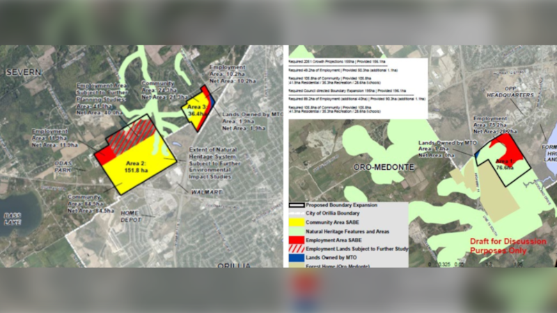 Orillia council approves boundary expansion into Severn and Oro-Medonte townships