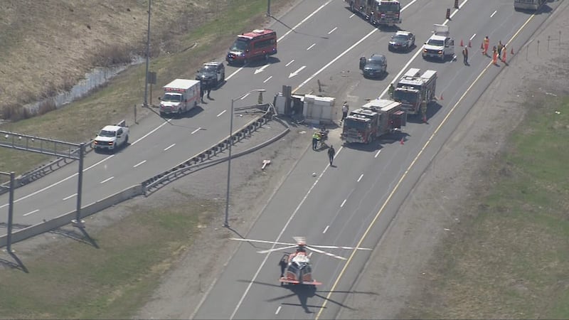 Man critically injured in collision on Highway 407 in Whitby, two EB lanes closed