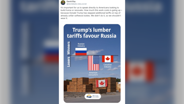 In wake of Ontario ad furor, B.C. to launch more diplomatic trade war ads