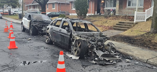 5 vehicles set on fire in Montreal