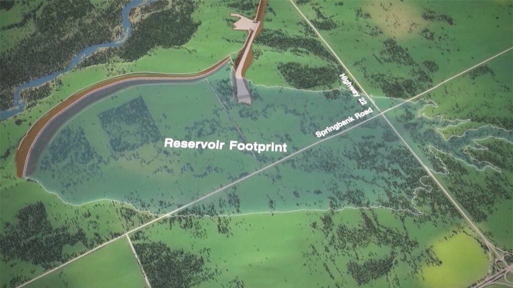 Contentious $423M Springbank dam project approved