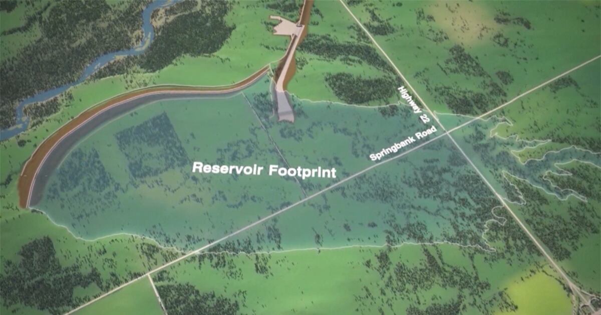 Contentious $423M Springbank dam project approved