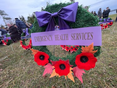 Remembrance Day ceremony at Point Pleasant Park in Halifax, N.S. on Tuesday, Nov. 11, 2025. (CTV Atlantic/ Carl Pomeroy)