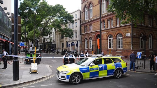 4 men stabbed in central London and woman arrested in what police believe was mental health incident
