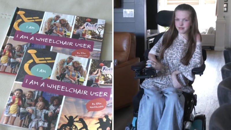 Local teen inspires fellow wheelchair users in new book