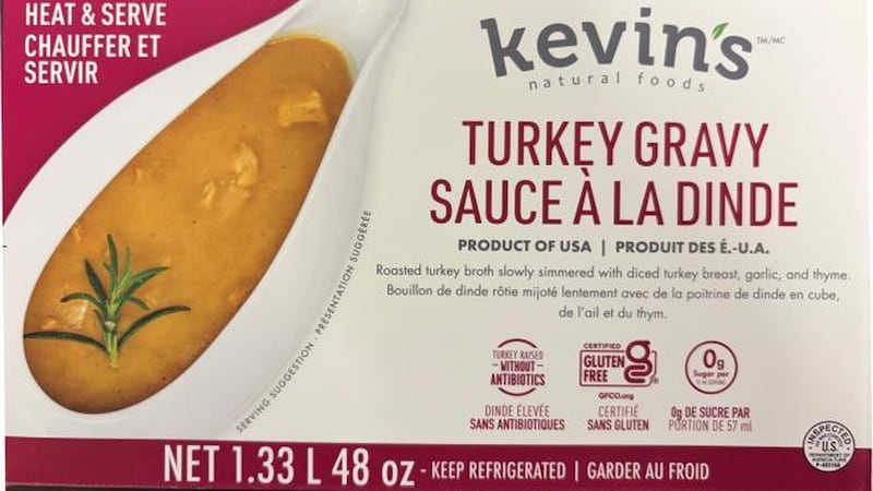 Turkey gravy brand sold in Canada recalled due to undeclared mustard