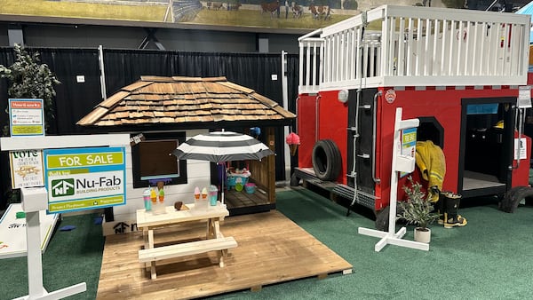 Saskatchewan local businesses build playhouses for Habitat for Humanity
