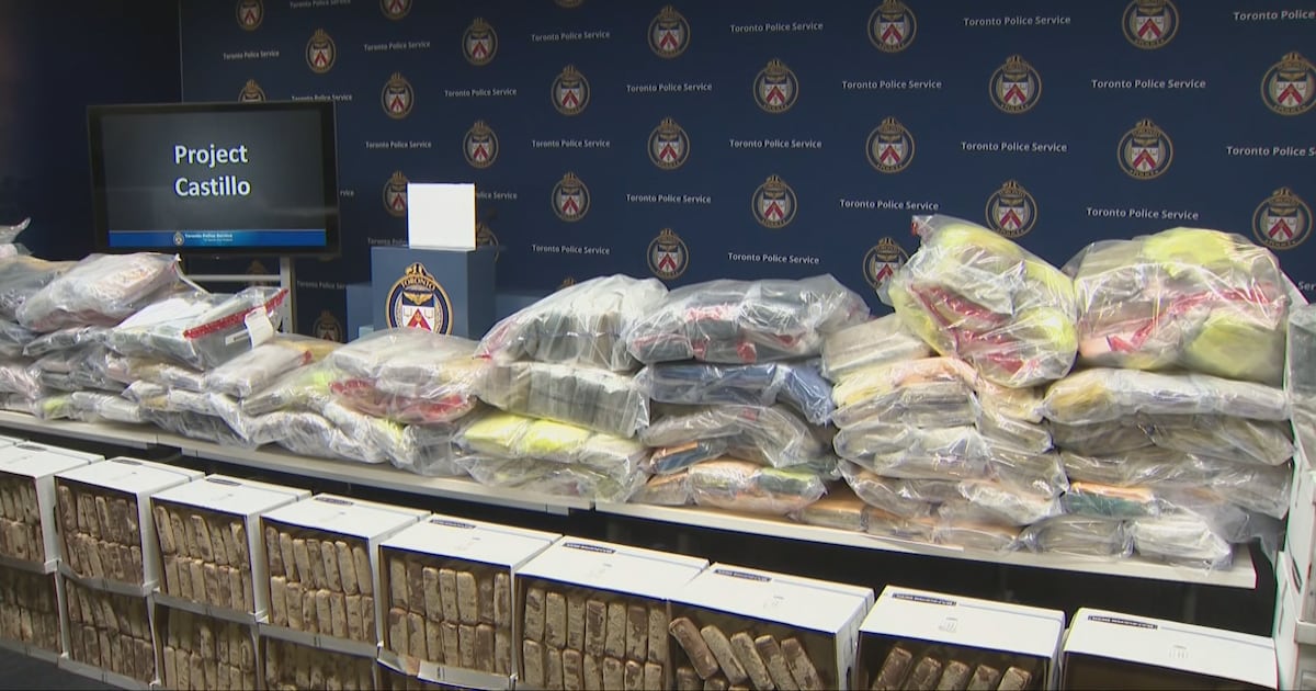 Castillo Project $83M in cocaine seized in Toronto police probe linked to Mexican cartel