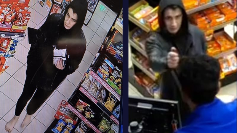 Robber sprays noxious substance into clerk’s face