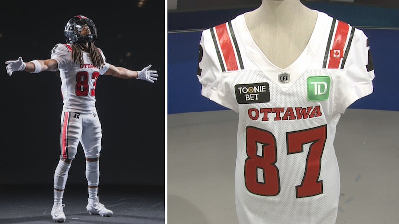 Redblacks unveil new white jersey ahead of ‘Whiteout the Stands’ game