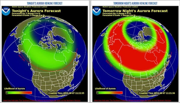 The aurora borealis could be visible in large parts of Canada this week: Here’s what to know