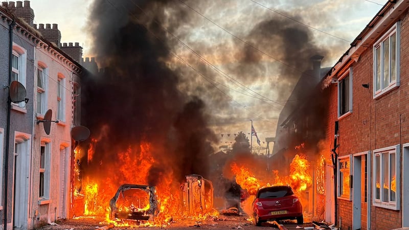 U.K. leaders call for calm as protests break out after Belfast street stabbing