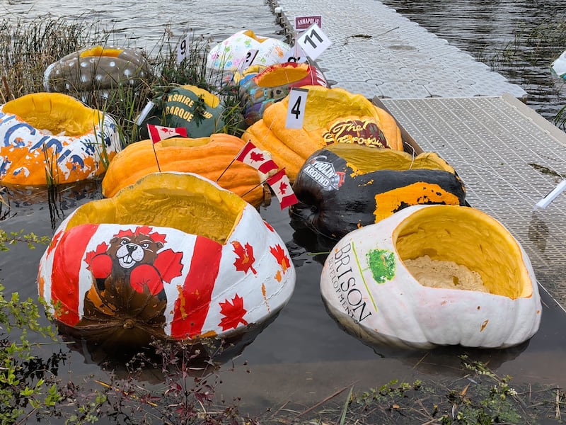 IN PICTURES: Windsor Pumpkin Regatta and Build Your Own Boat Race