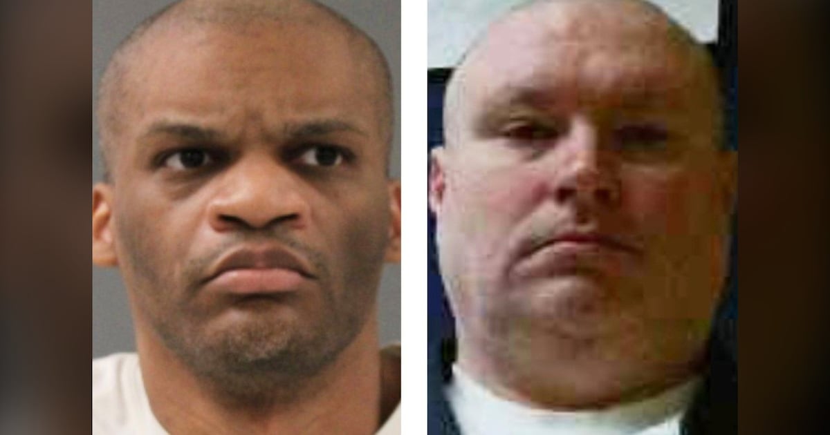 This combination of photos provided by the Texas Department of Criminal Justice and Georgia Department of Corrections shows LeJames Norman, left, and Stacey Humphreys, right. (Texas Department of Criminal Justice/Georgia Department of Corrections via AP)