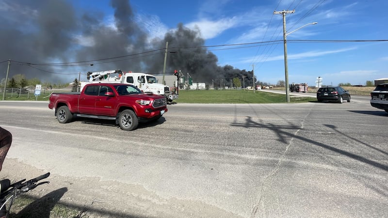 City, RM say property owner bears blame over Transcona vehicle yard fire