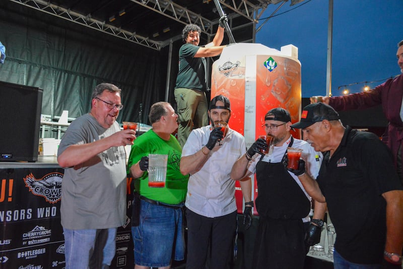 Crowfest breaks world record for world’s largest Caesar cocktail