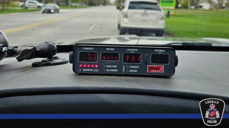 Driver charged after going 11km/hr on Front Road: LaSalle police