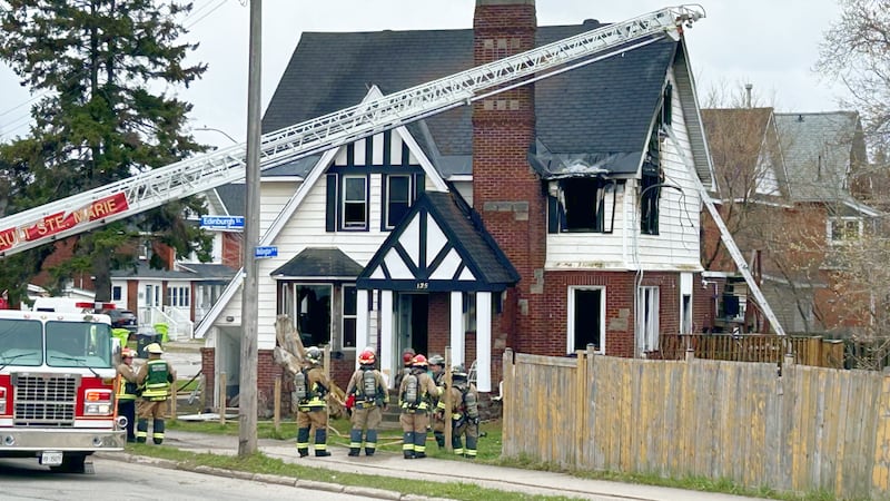 No injuries following serious fire at Sault residence