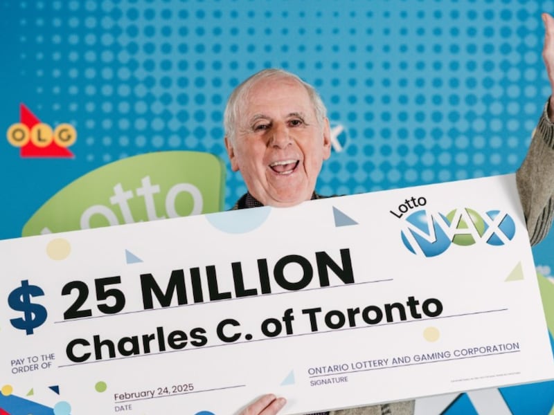 ‘I thought it said $25,000’: Order of Canada recipient wins $25-million Lotto Max jackpot