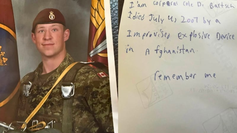 Unexpected discovery in Barrie, Ont., thrift store brings fallen Canadian soldier’s story back to life