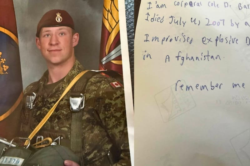 Unexpected discovery in Barrie, Ont., thrift store brings fallen Canadian soldier’s story back to life