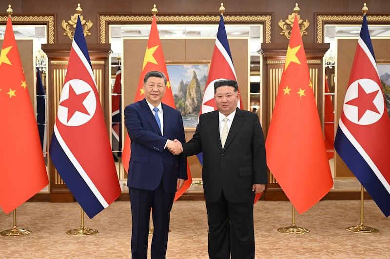 China president Xi Jinping visits North Korea for talks with Kim Jong Un