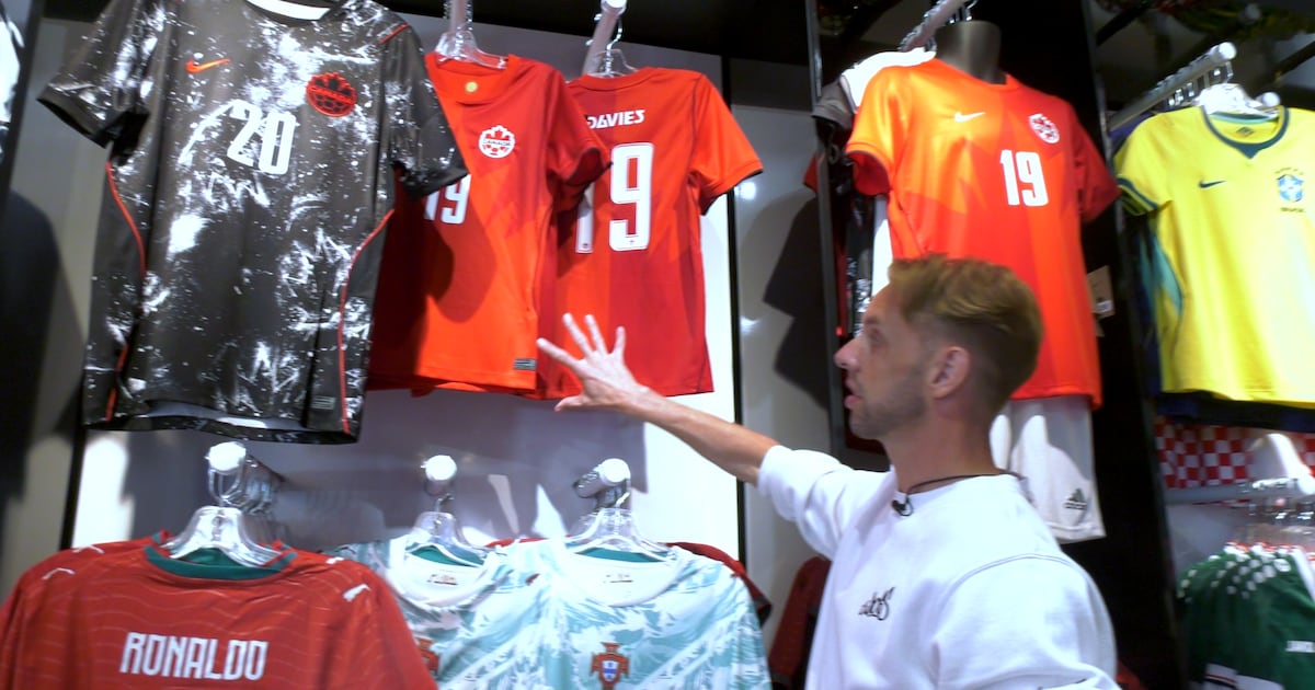 ‘Swept up in a fever': World Cup jerseys flying off Calgary shelves as Canada shines