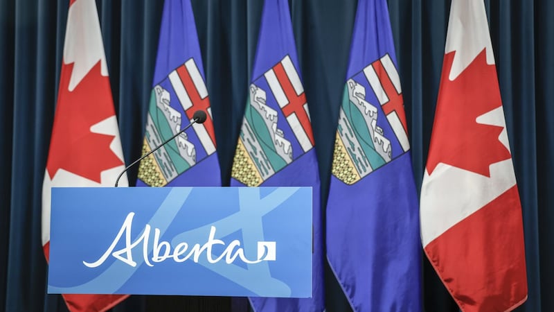 Duelling symbols: Alberta and Canada flags creating division ahead of referendum