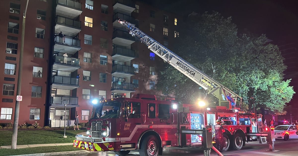 Suspicious fire at Mississauga apartment building sends 11 to hospital - CTV News