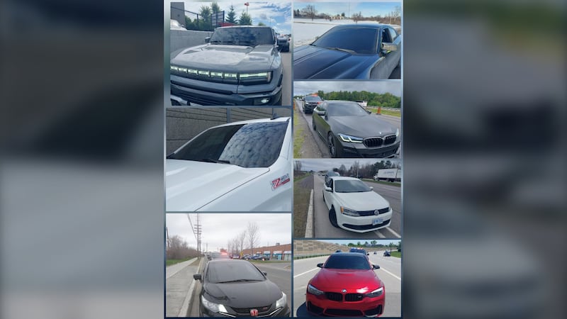 OPP charge several drivers for having tinted windshields