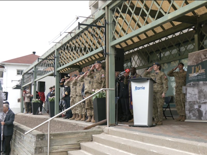 Freedom of City Parade takes over downtown Barrie