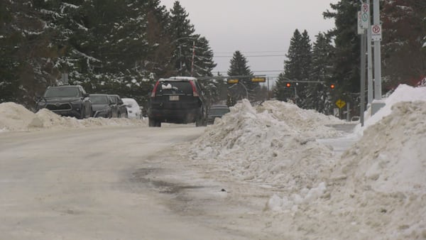 South Edmonton resident unhappy with windrow blocking access to property