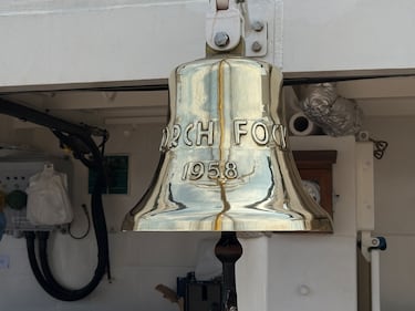 The Gorch Fock is pictured in Halifax on August 2, 2026. (Callum Smith/CTV Atlantic)