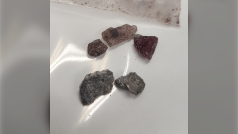 These purple rocks are the cause of an overdose alert in Swift Current