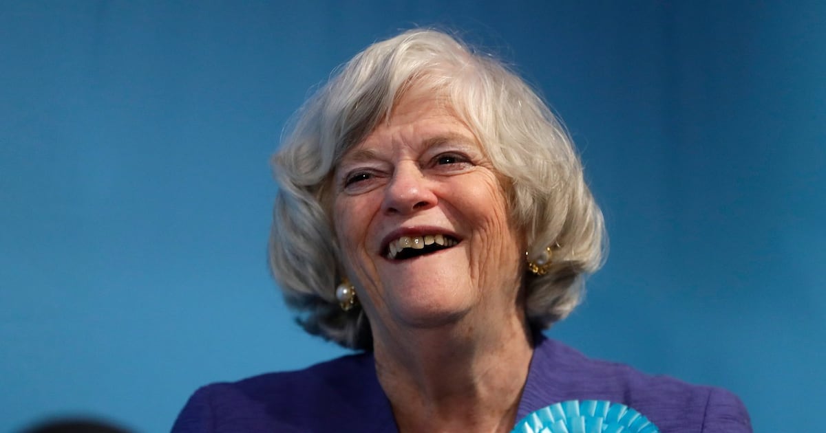 U.K. police say former politician and TV personality Ann Widdecombe was ...