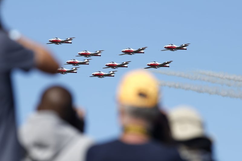 ‘Goodbye to a good friend’: Snowbirds hold final show over Moose Jaw