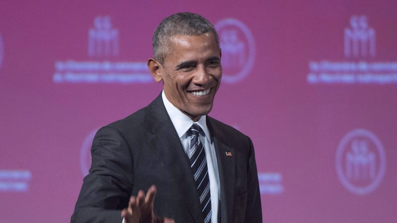 Former U.S. president Barack Obama in Toronto for keynote speech