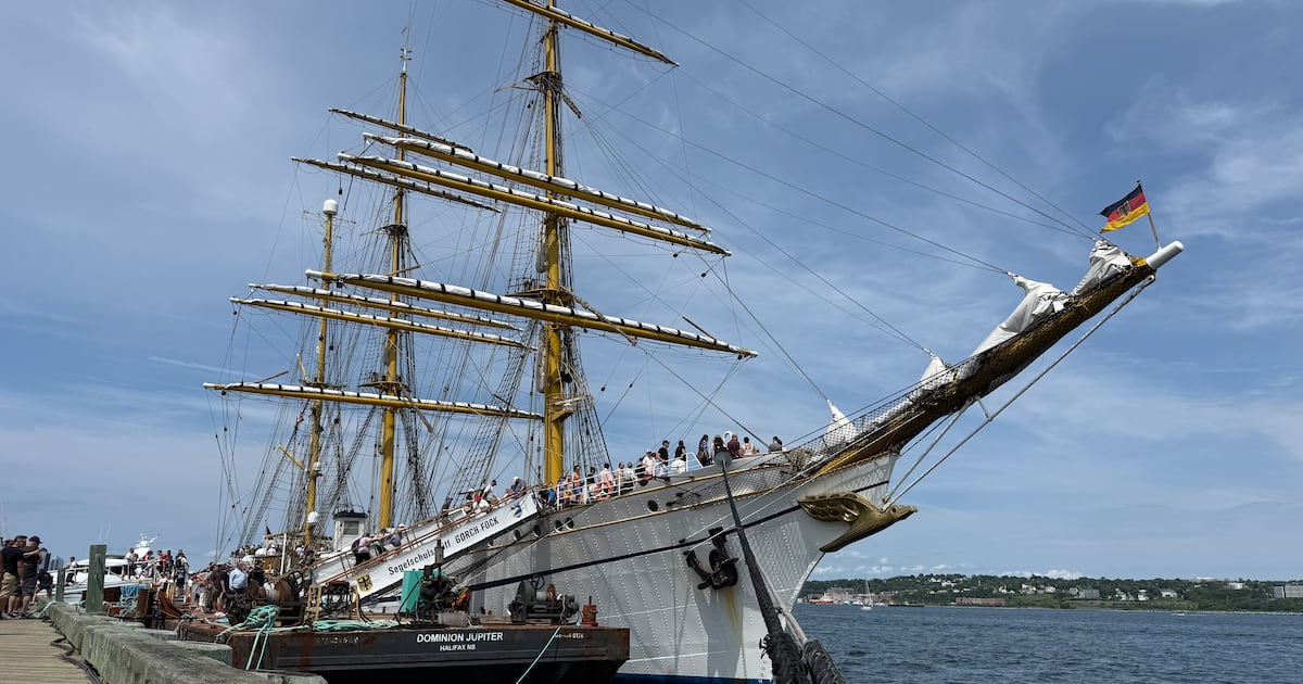 German naval training ship turning heads on Halifax's waterfront