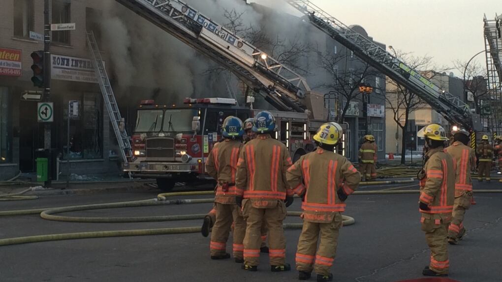 Fire Explosion In Store Grocery store fire causes evacuations in Park Extension