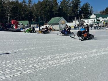 Racers taking part in the the third annual Martock Hill Drags at Ski Martock. (Jonathan MacInnis/CTV Atlantic)