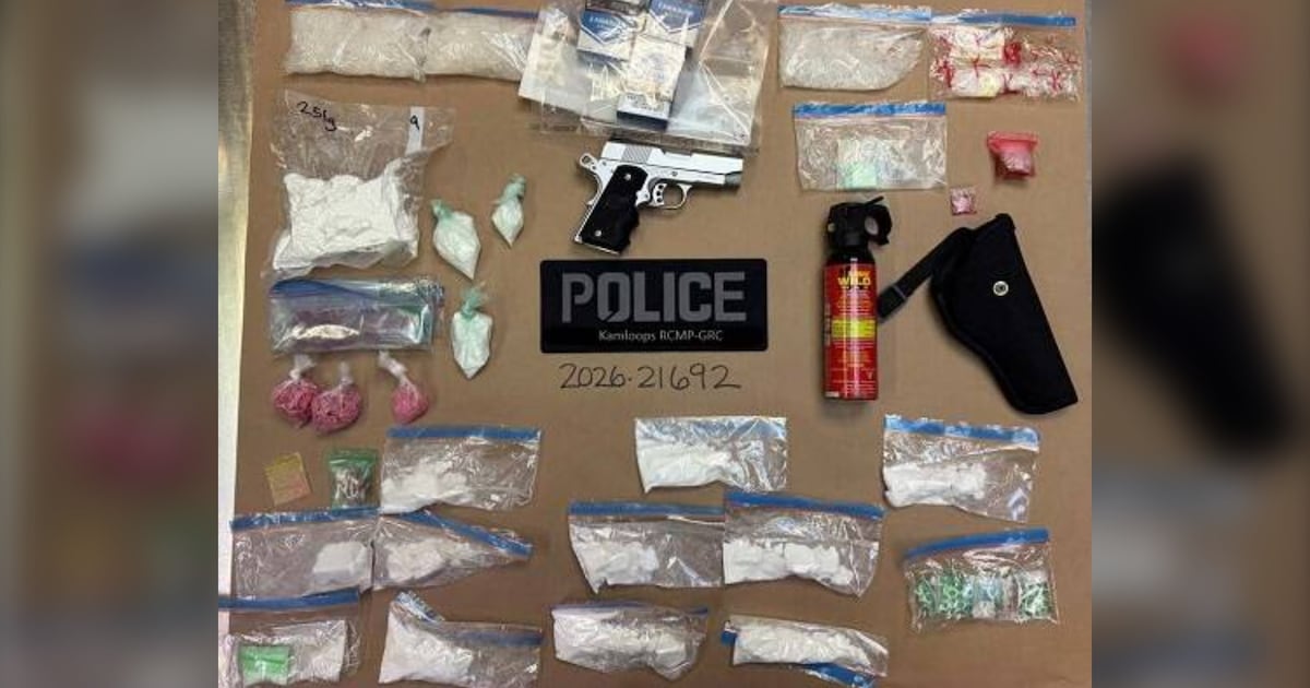 Kamloops RCMP seize guns, drugs and weapons