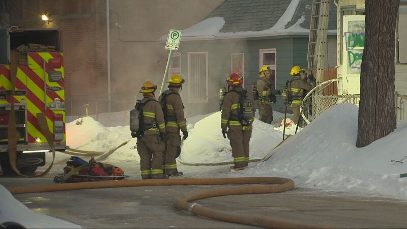 Two Winnipeg house fires keep crews busy Thursday morning