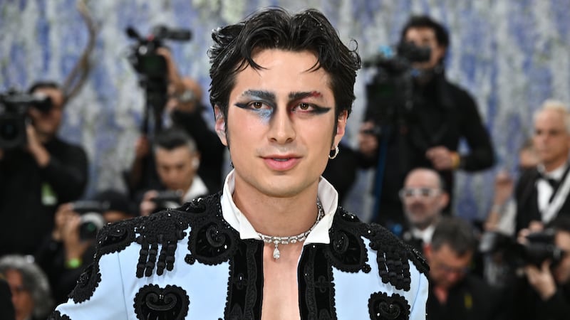 Met Gala guests arrive on carpet in dramatic works of art