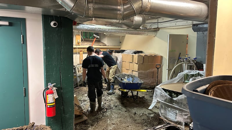 Bushwakker Brewpub flooded after major water main break on Dewdney Avenue